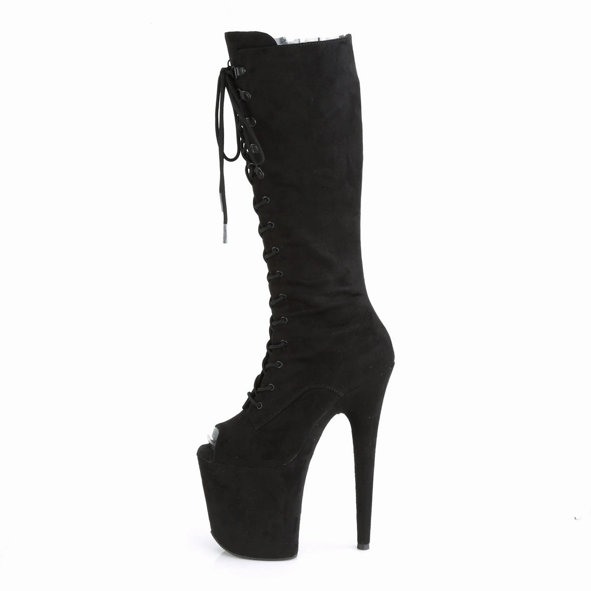 8 Inch Heel FLAMINGO-2051FS Black Suede