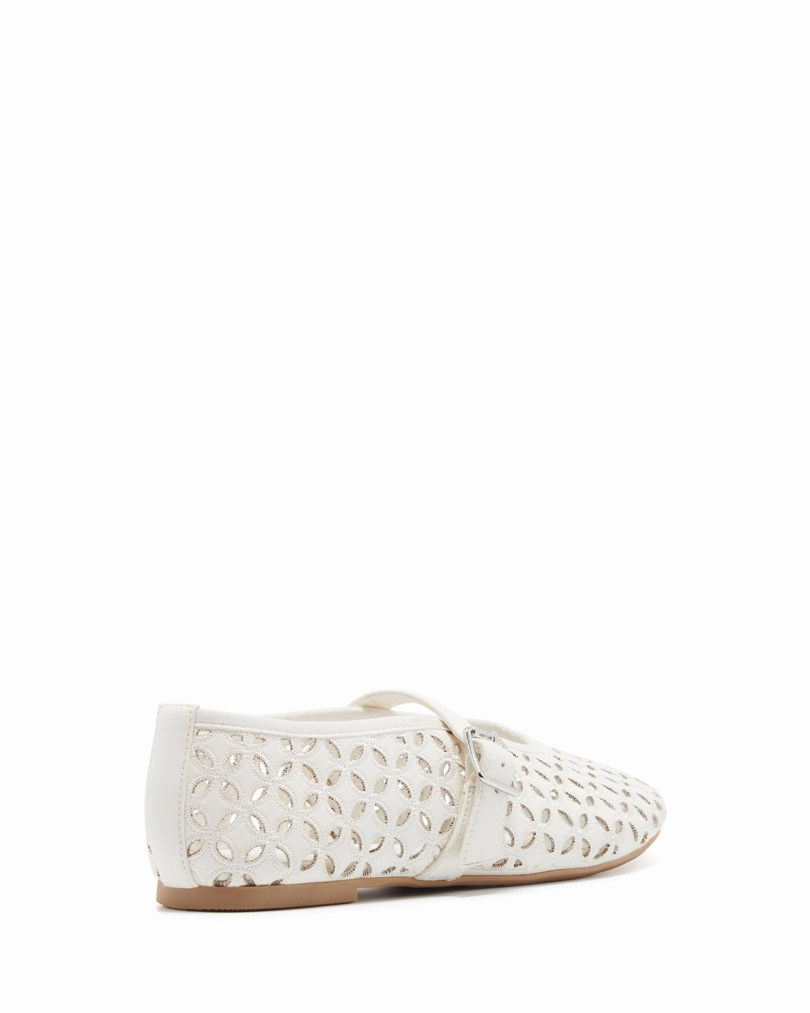 Amara Ballet Flat White Smooth