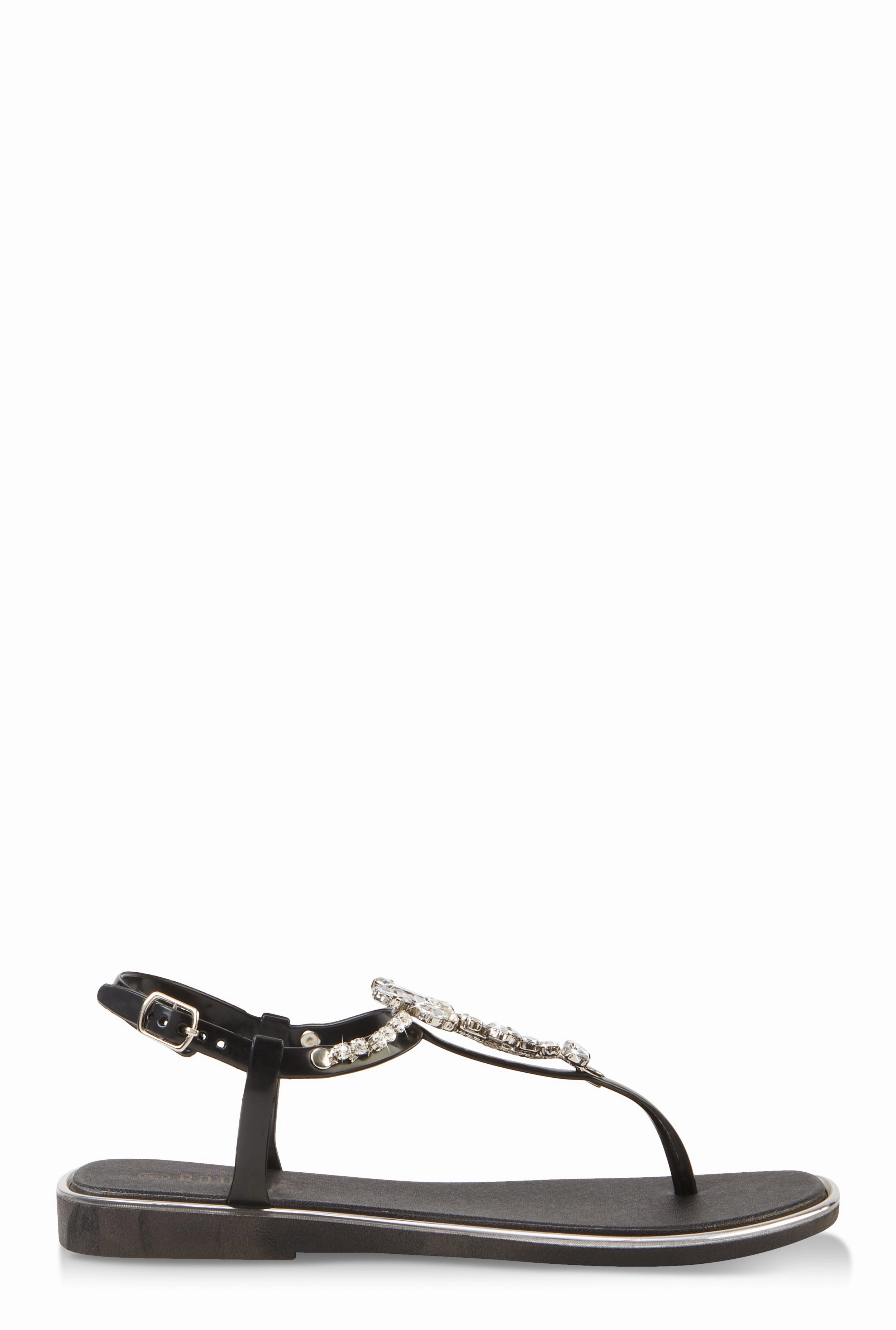 Ankle Strap Gemstone Thong Sandals