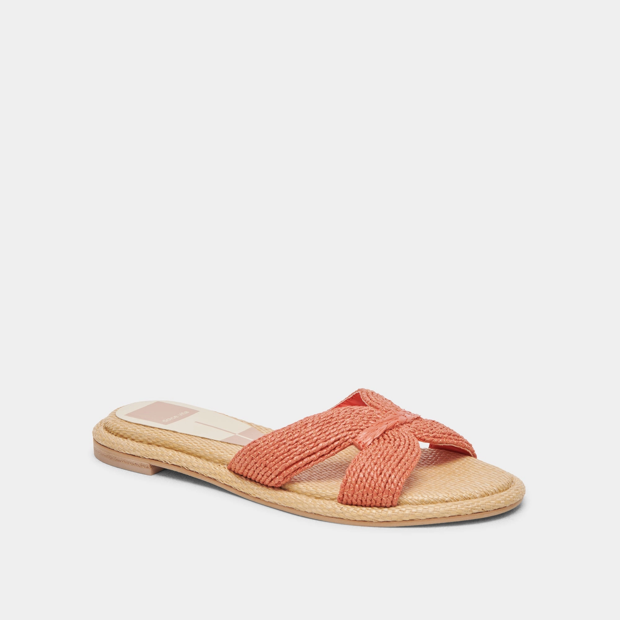 ATOMIC WIDE SANDALS PERSIMMON RAFFIA