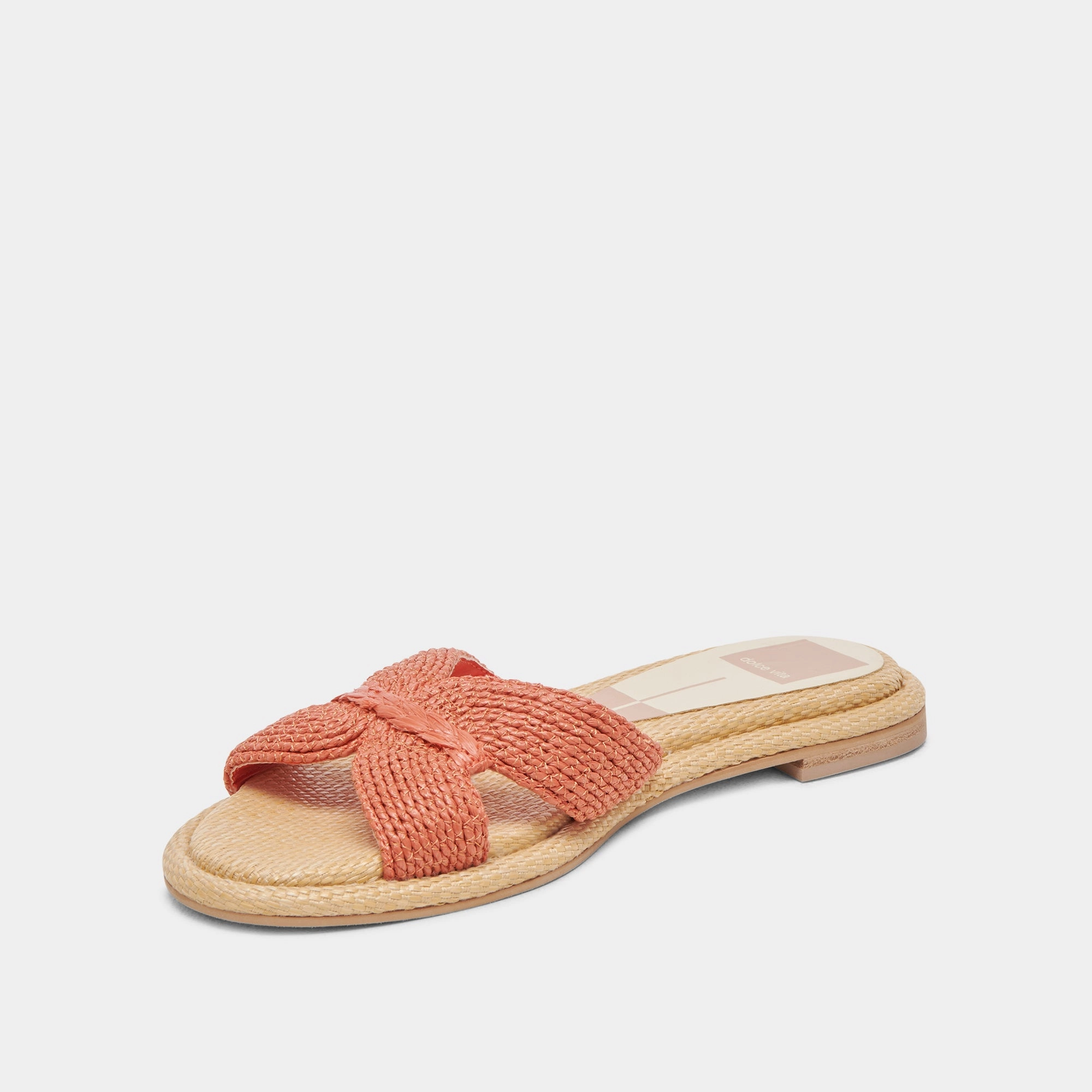 ATOMIC WIDE SANDALS PERSIMMON RAFFIA
