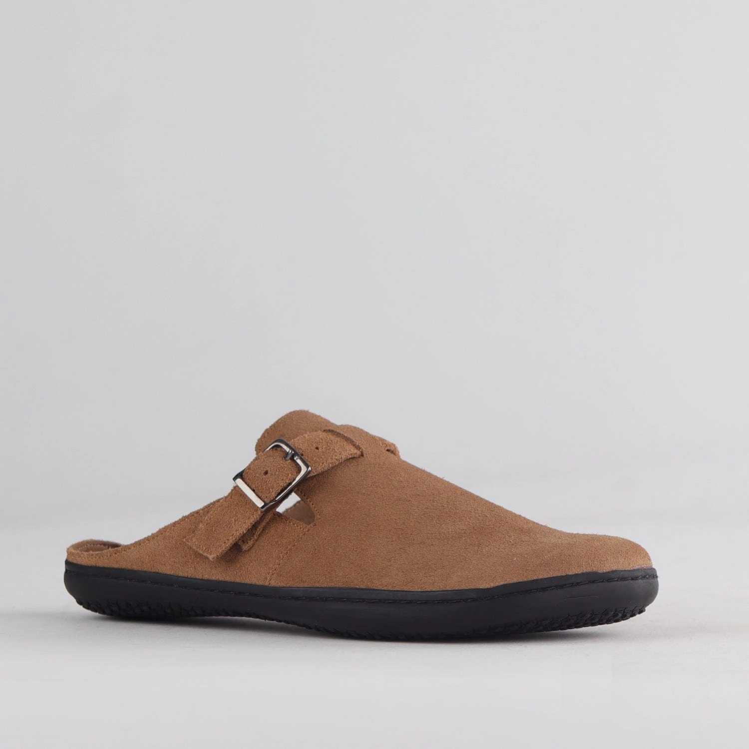 Barefoot clog with Removable Footbed in Taupe - 12318