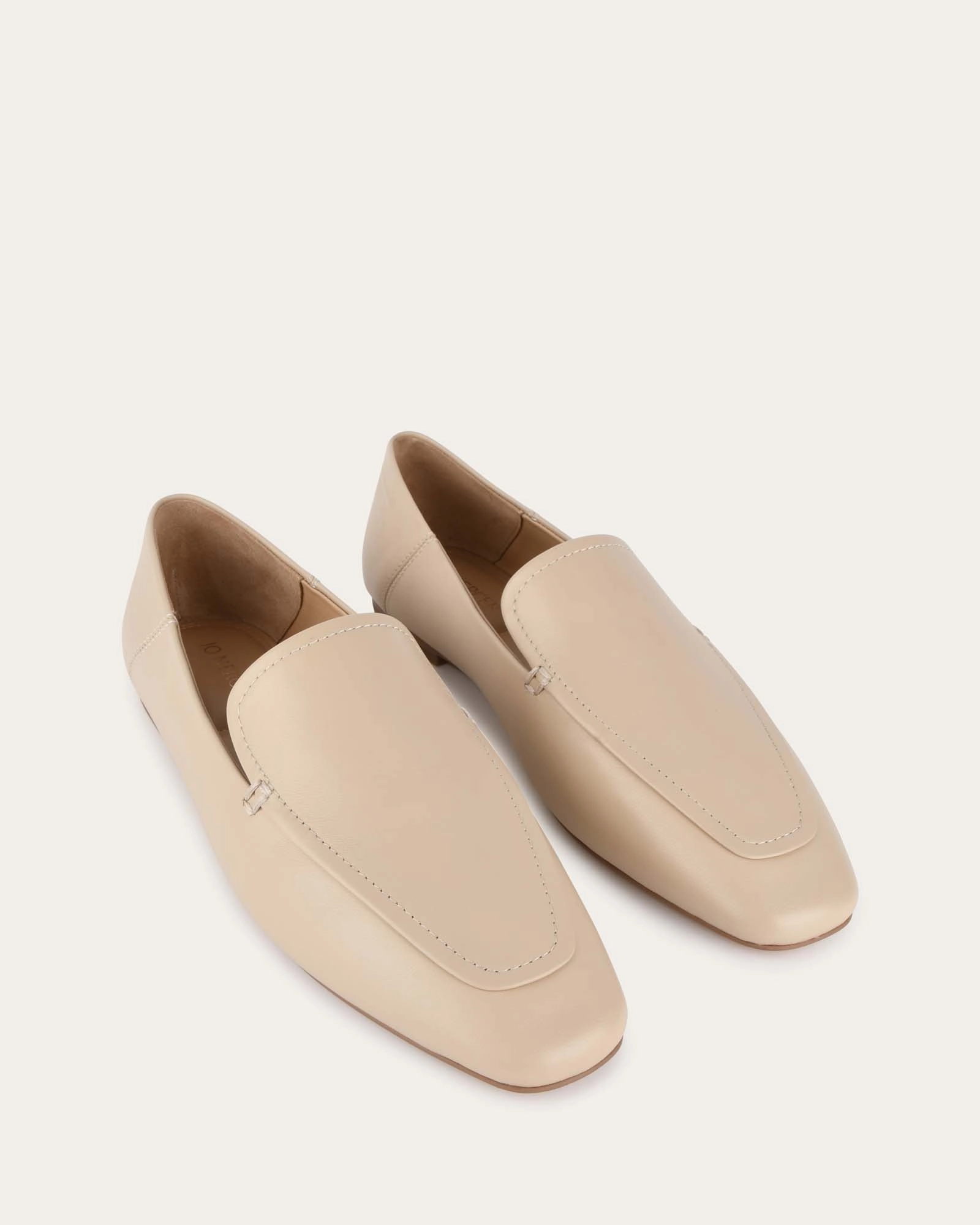 BEAN LOAFERS SAND LEATHER