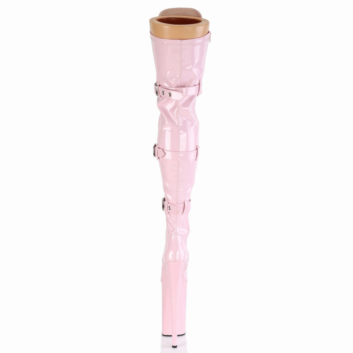 BEYOND-3028  Baby Pink Stretch Patent/Baby Pink