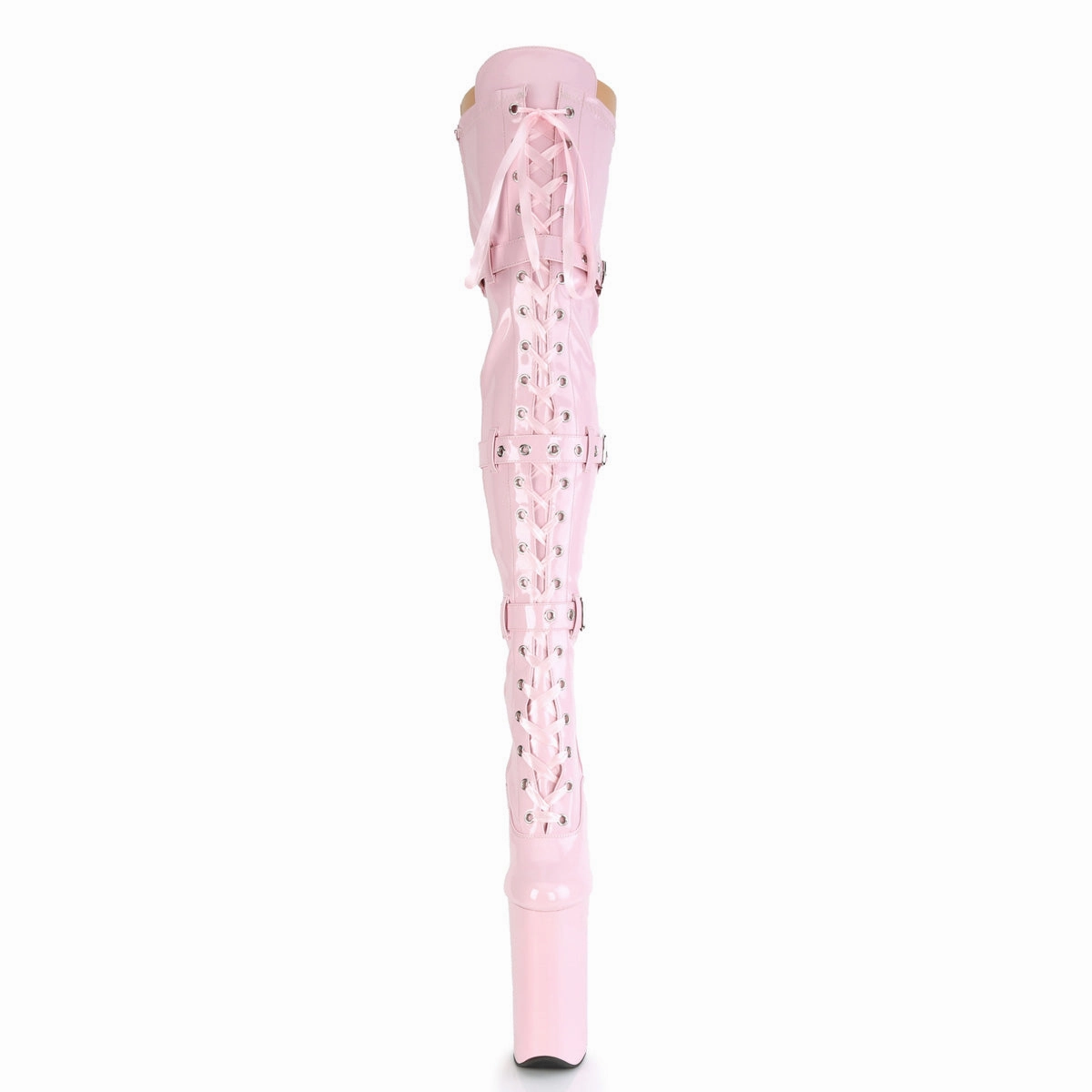 BEYOND-3028  Baby Pink Stretch Patent/Baby Pink
