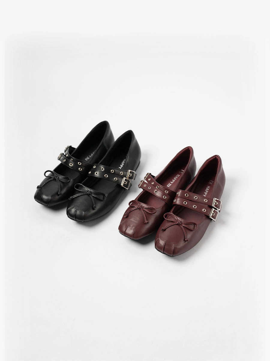 Blake Double Strap Flats