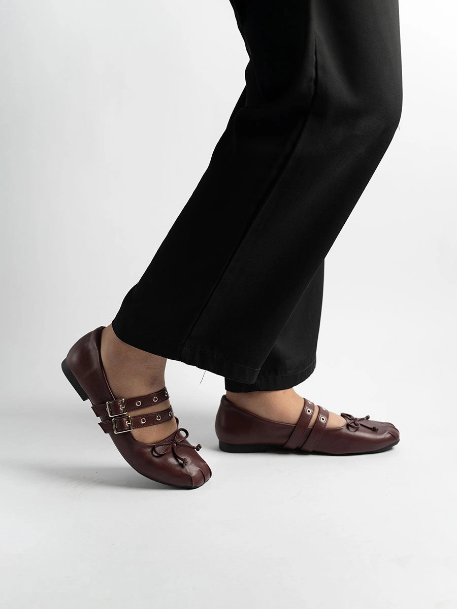 Blake Double Strap Flats