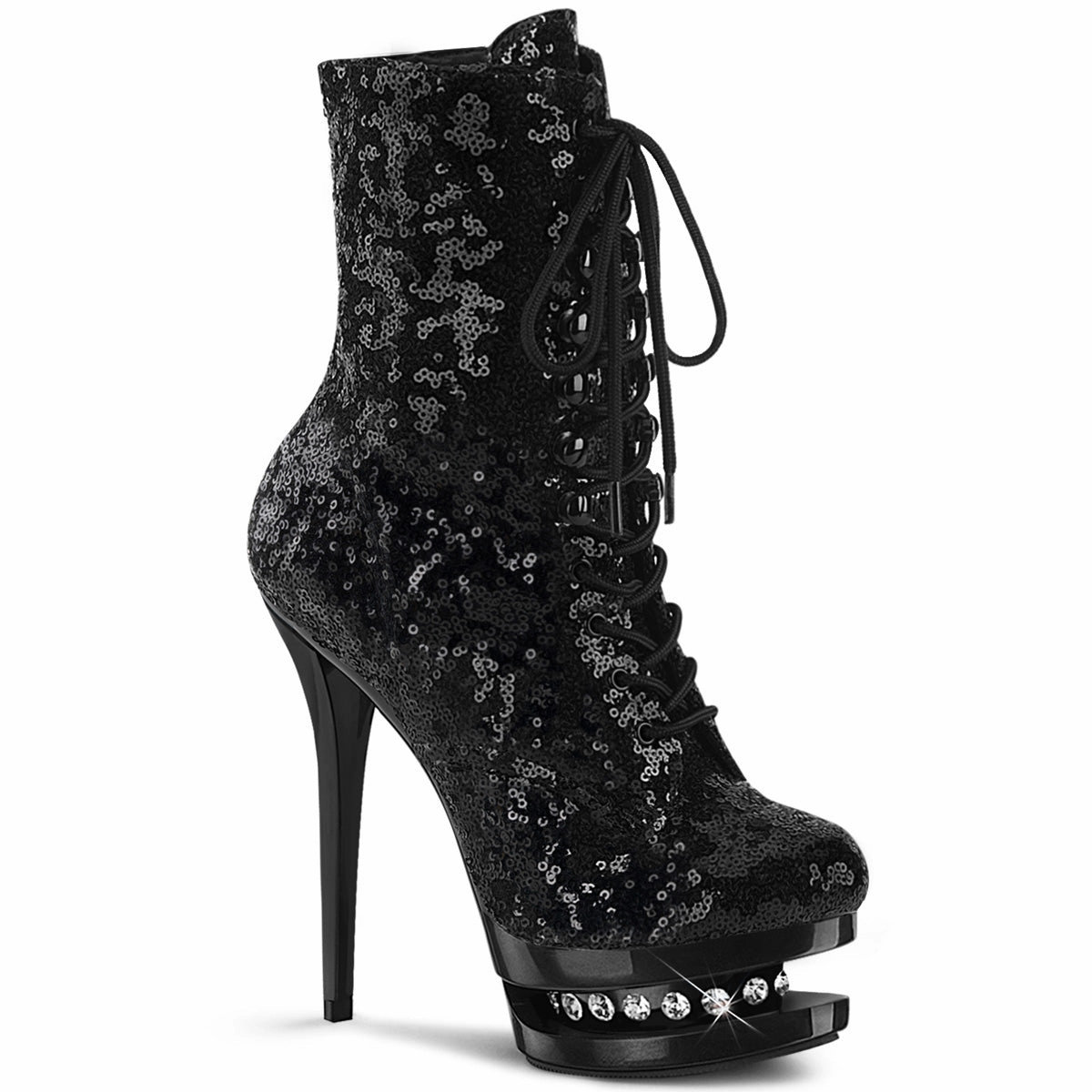 BLONDIE-R-1020  Black Sequins/Black