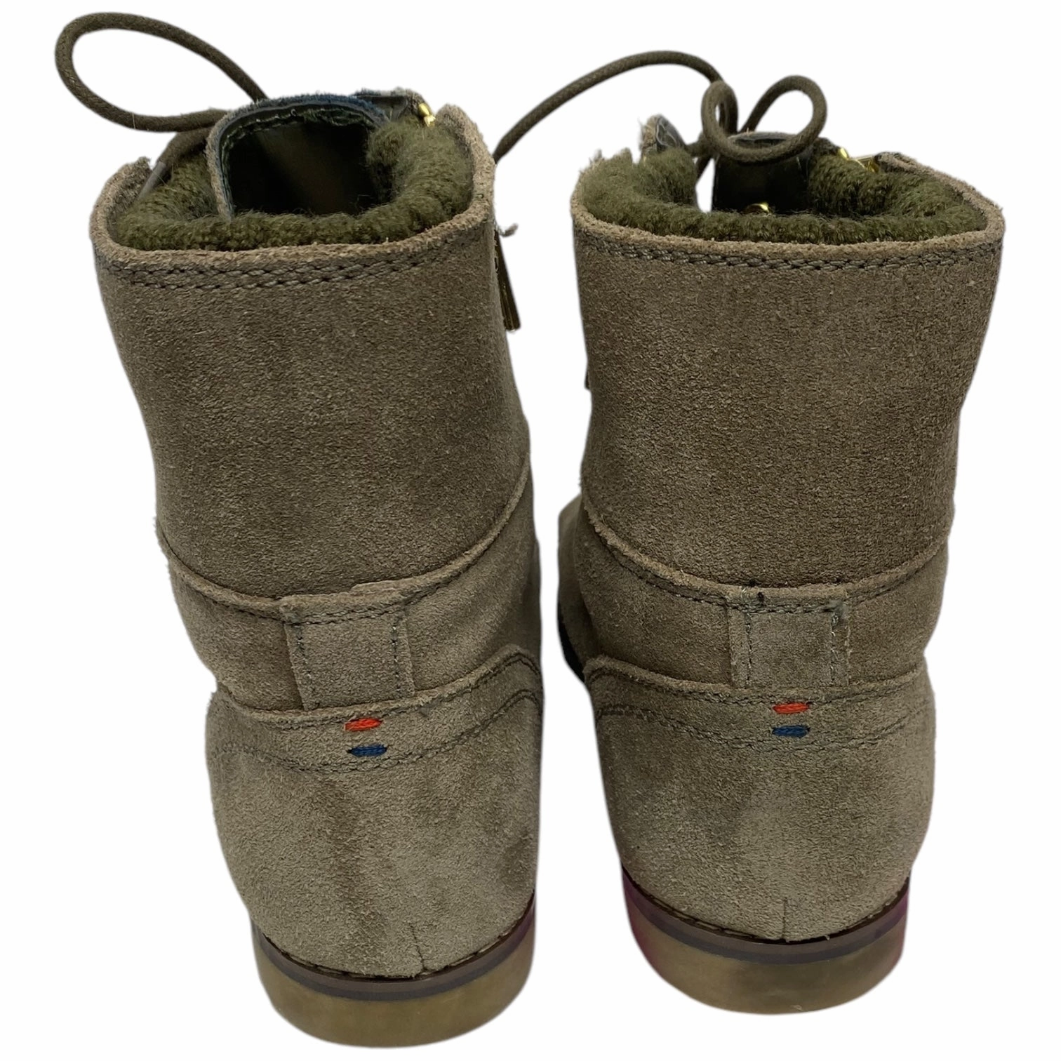 Boots Ankle Flats By Tommy Hilfiger In Taupe, Size: 9.5