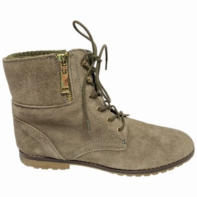 Boots Ankle Flats By Tommy Hilfiger In Taupe, Size: 9.5