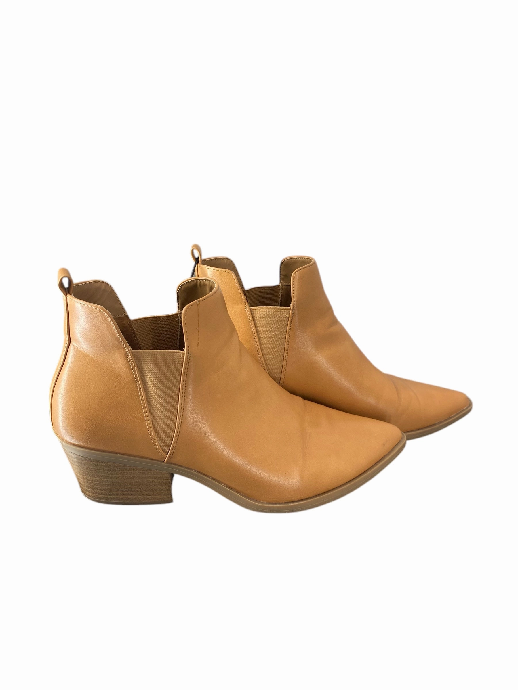 Boots Ankle Flats By Universal Thread In Brown, Size: 10