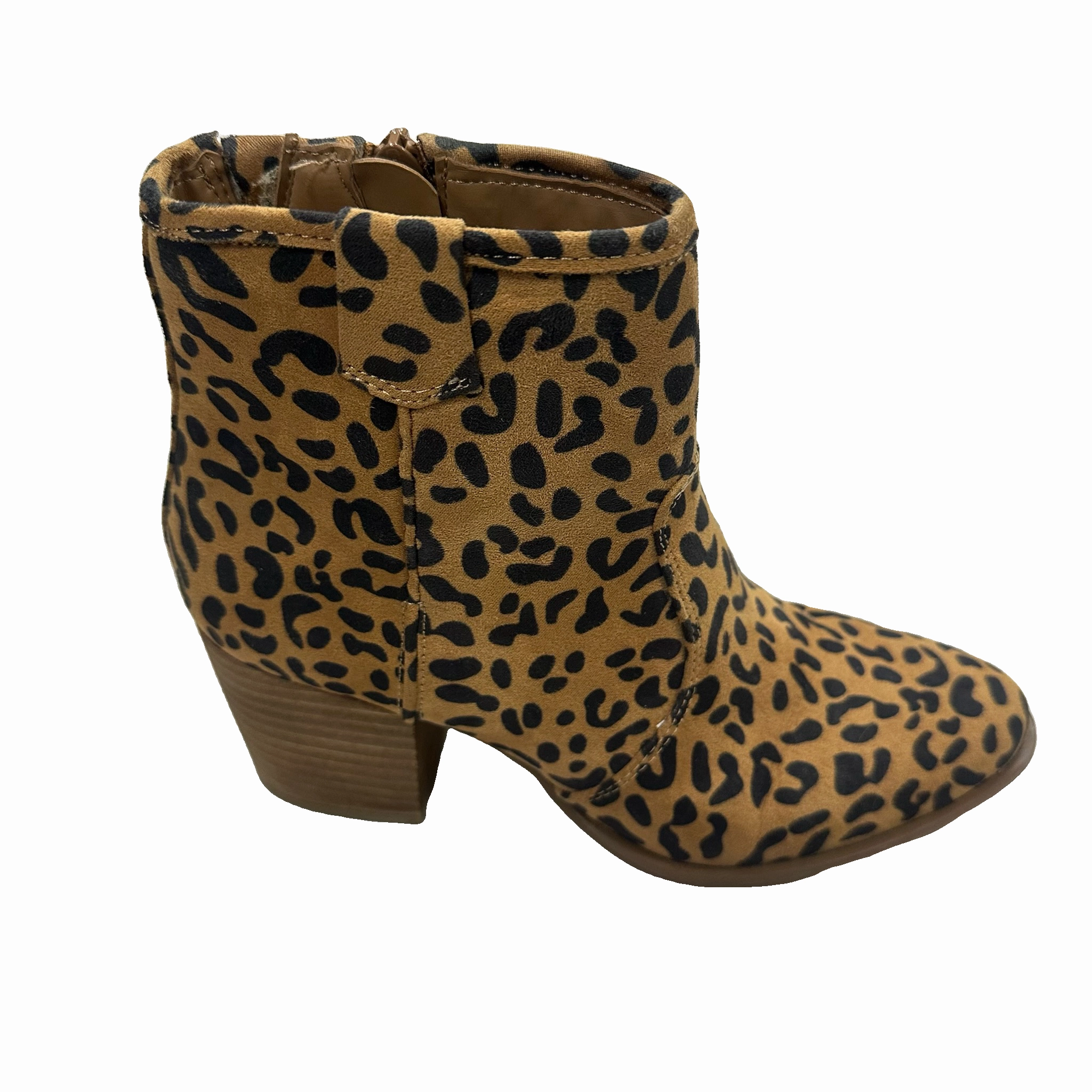 Boots Ankle Heels By Carlos By Carlos Santana In Animal Print, Size: 6