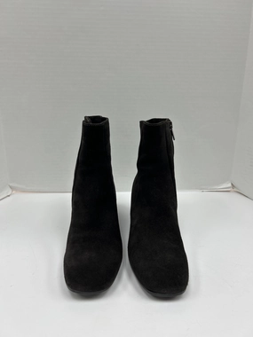 Boots Ankle Heels By Cma In Bronze, Size: 8