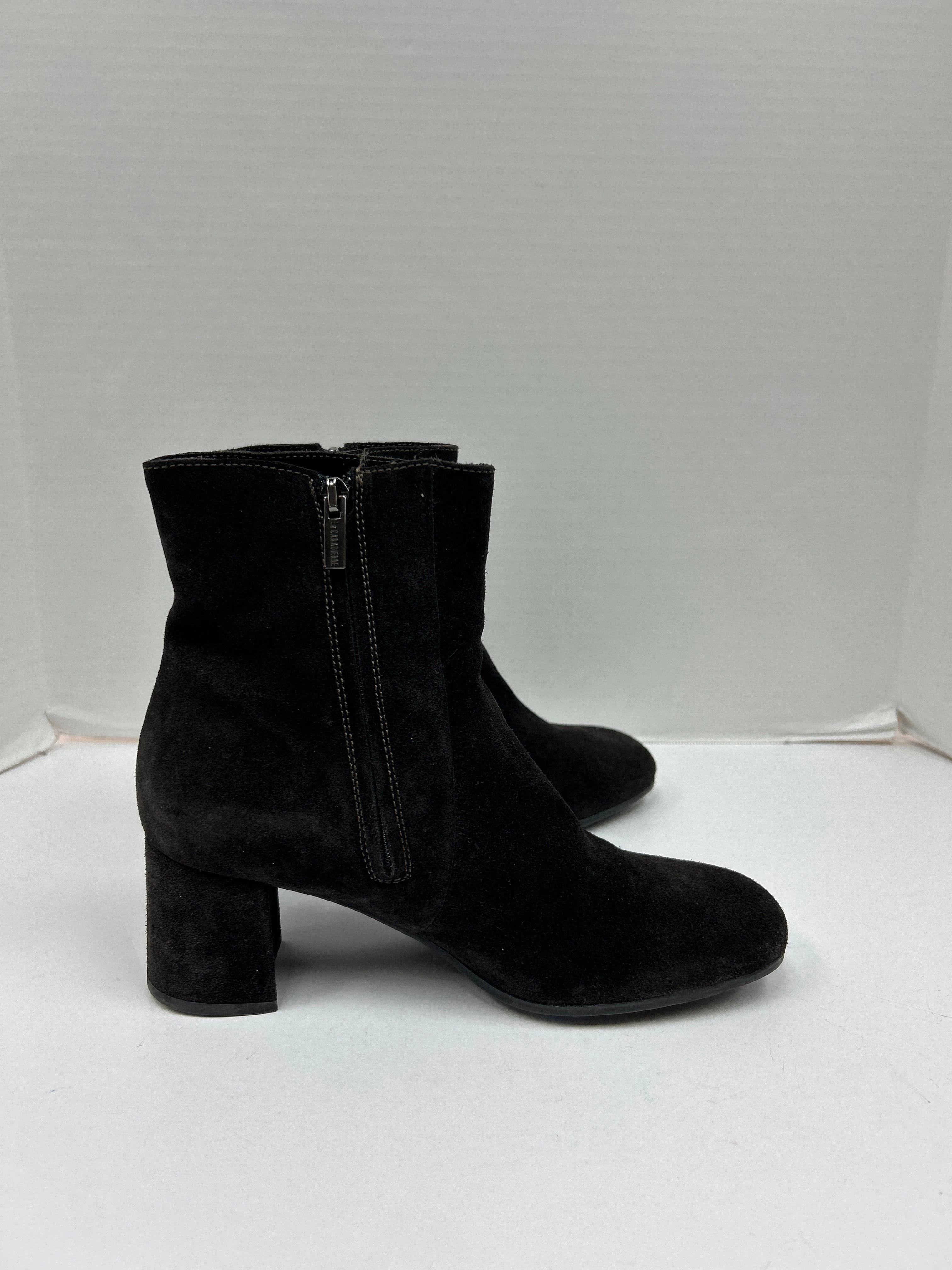 Boots Ankle Heels By Cma In Bronze, Size: 8