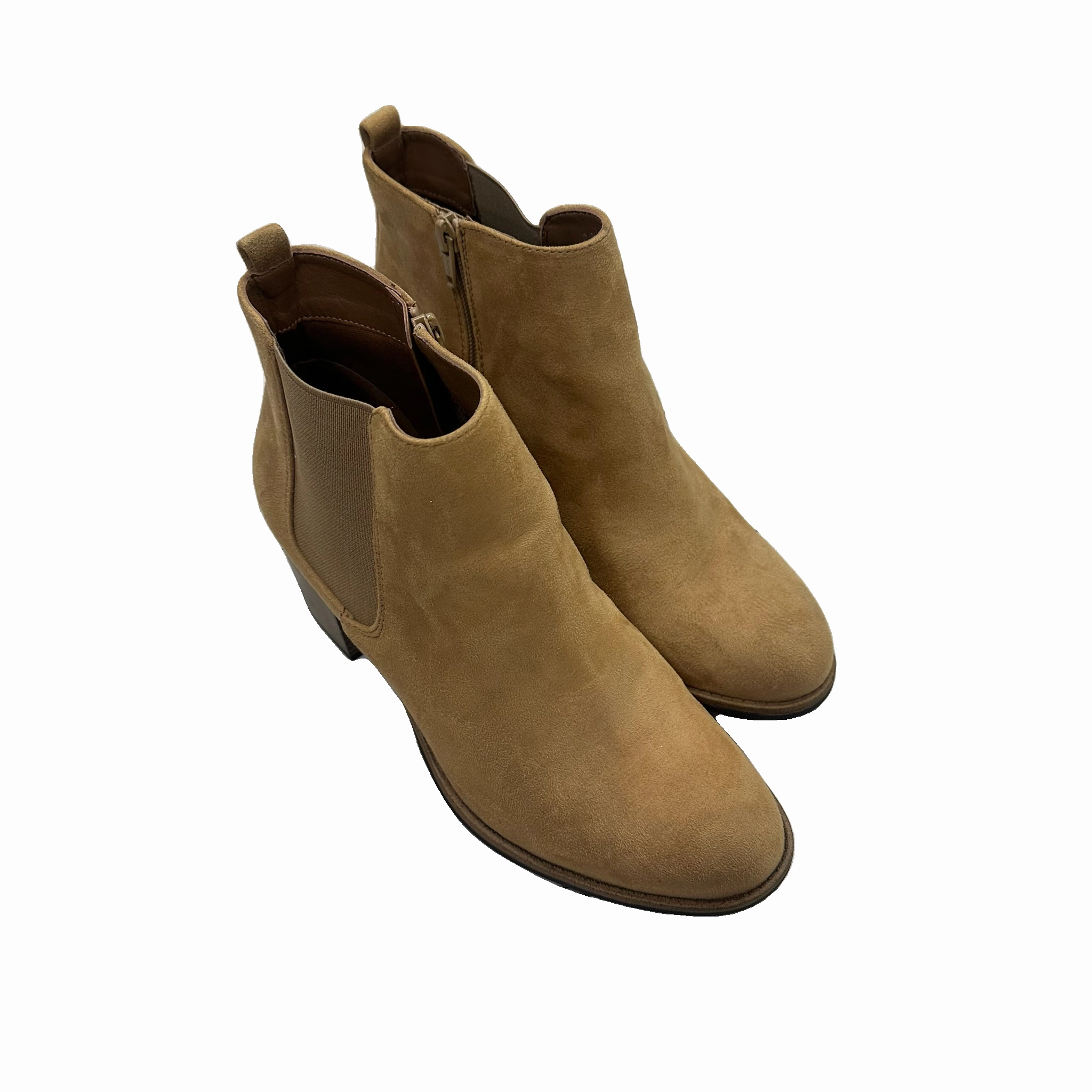 Boots Ankle Heels By White Mountain In Brown, Size: 10