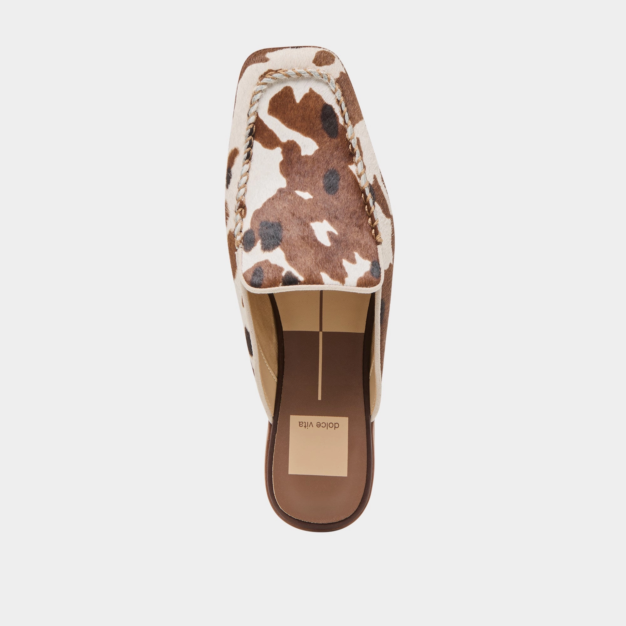 BRADLY FLATS COCOA TAURUS CALF HAIR