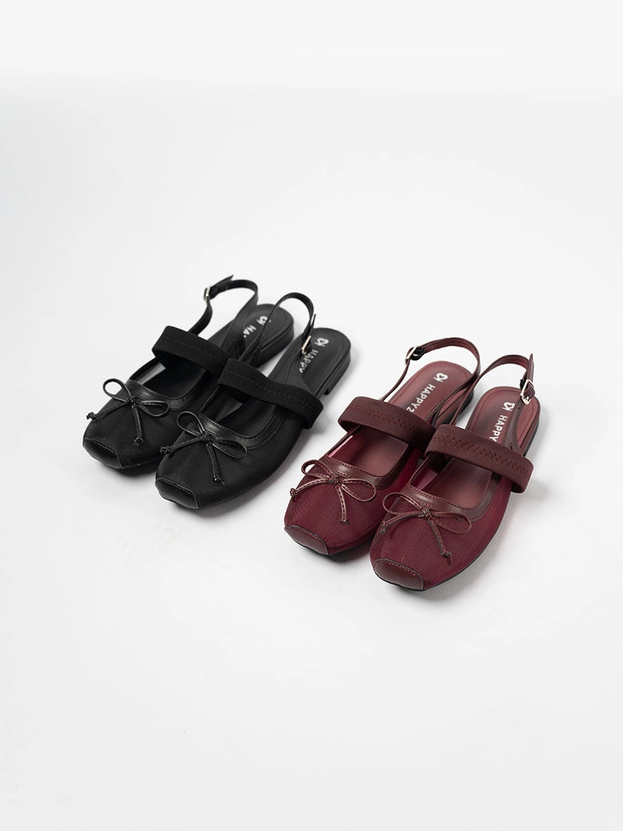 Brynn Ribbon Slingback Flats