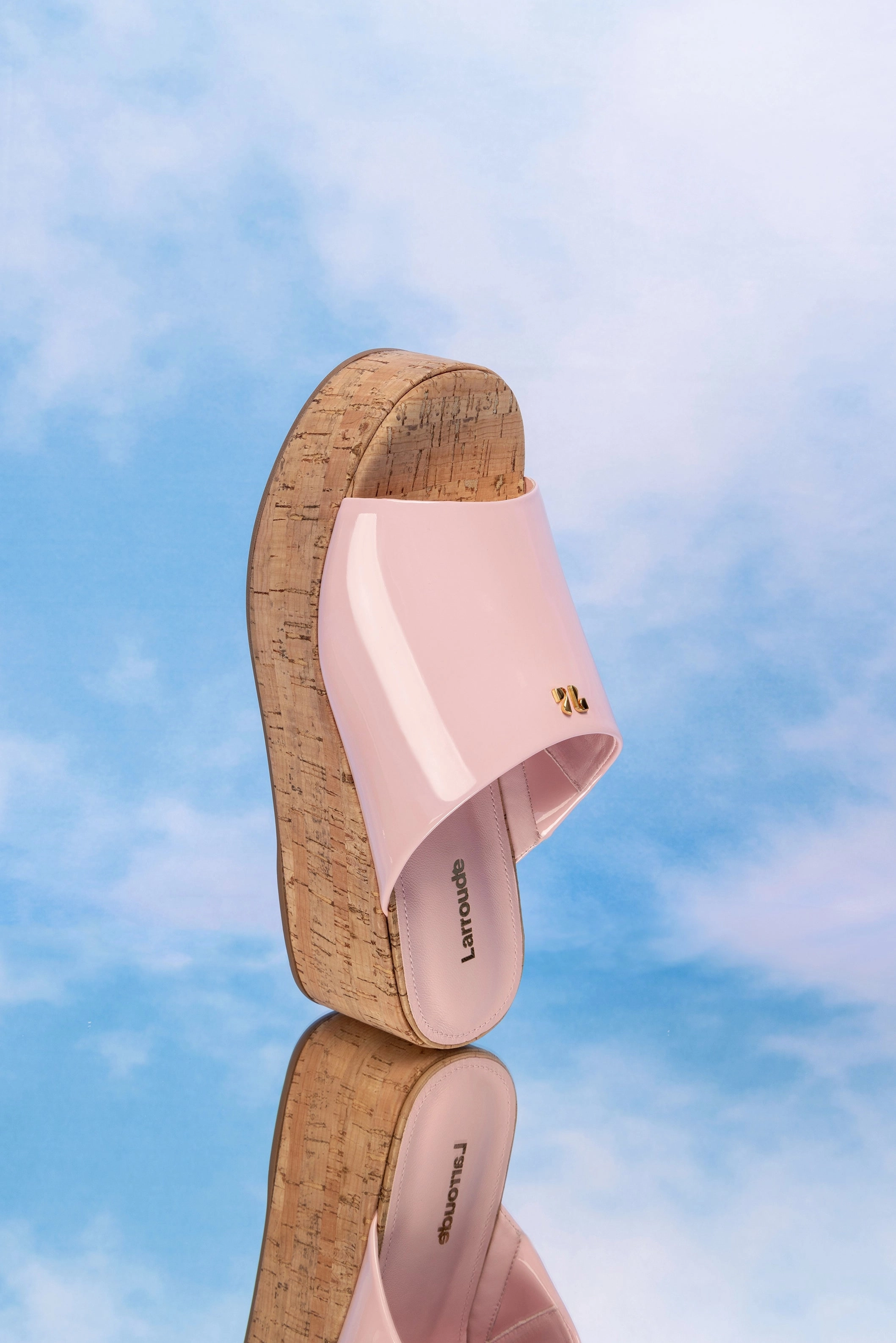 Charli Mule In Tulip Leather