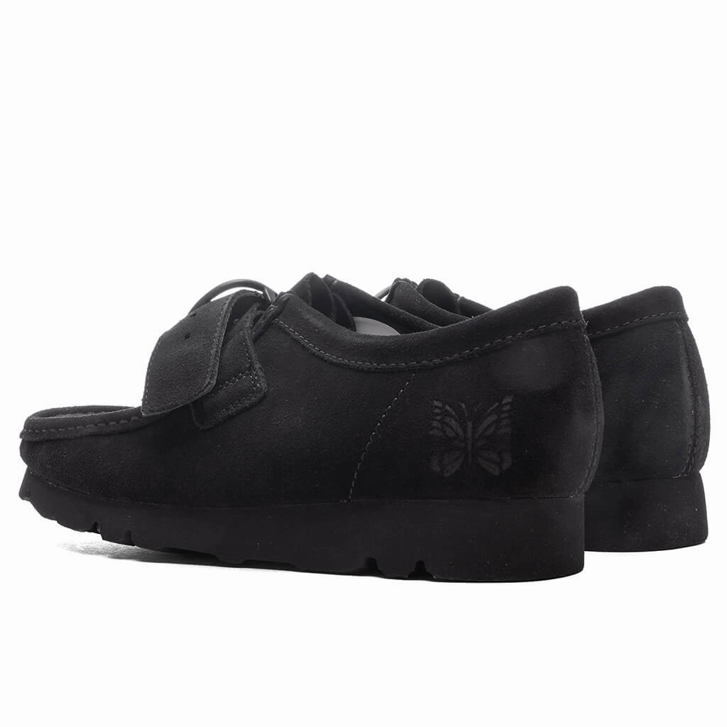 Clarks x Needles Walla Strap Lo Suede - Black