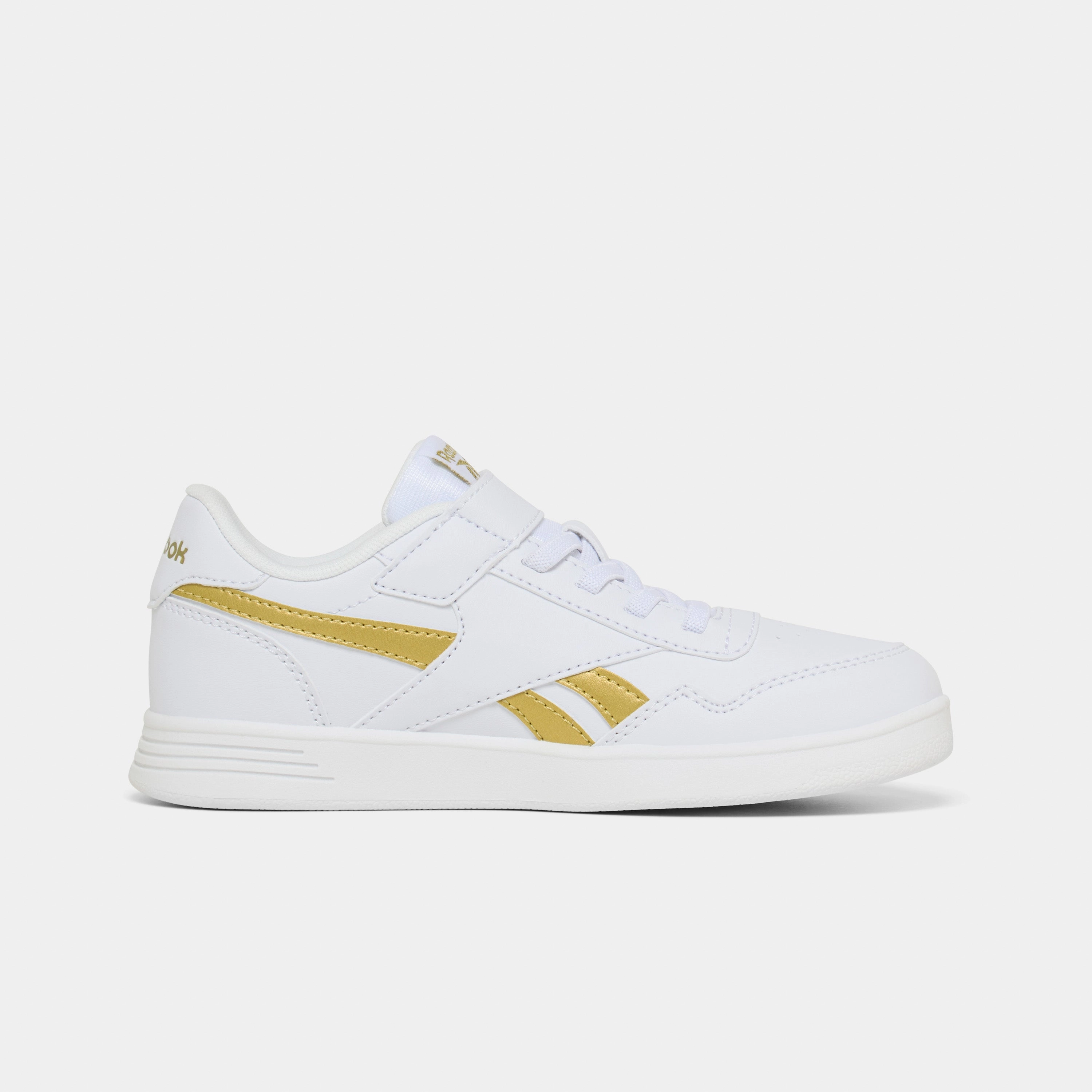Court Advance Elastic Lace White/Goldmetallic