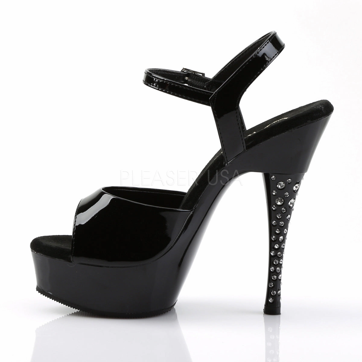 DIAMOND-609  Black Patent/Black
