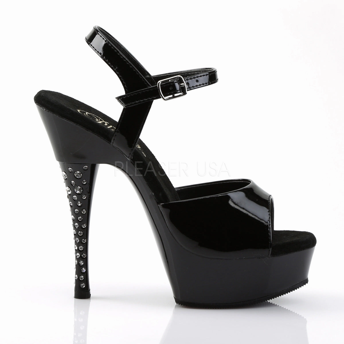 DIAMOND-609  Black Patent/Black