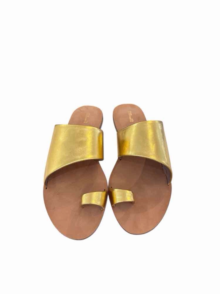 diane von furstenberg Gold and Brown Size 10 Shoes