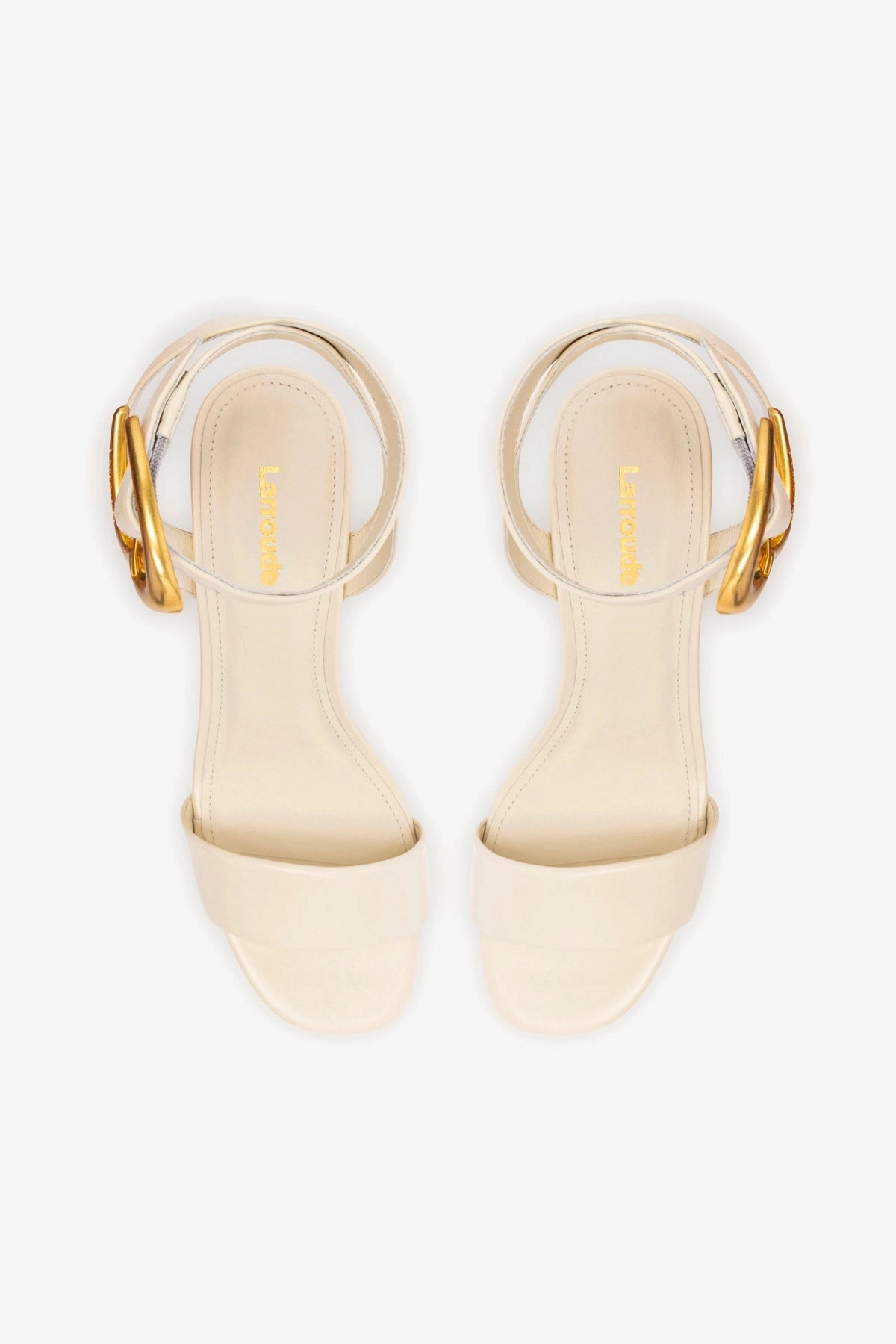 Dolly Verona Low Sandal In Ivory Leather