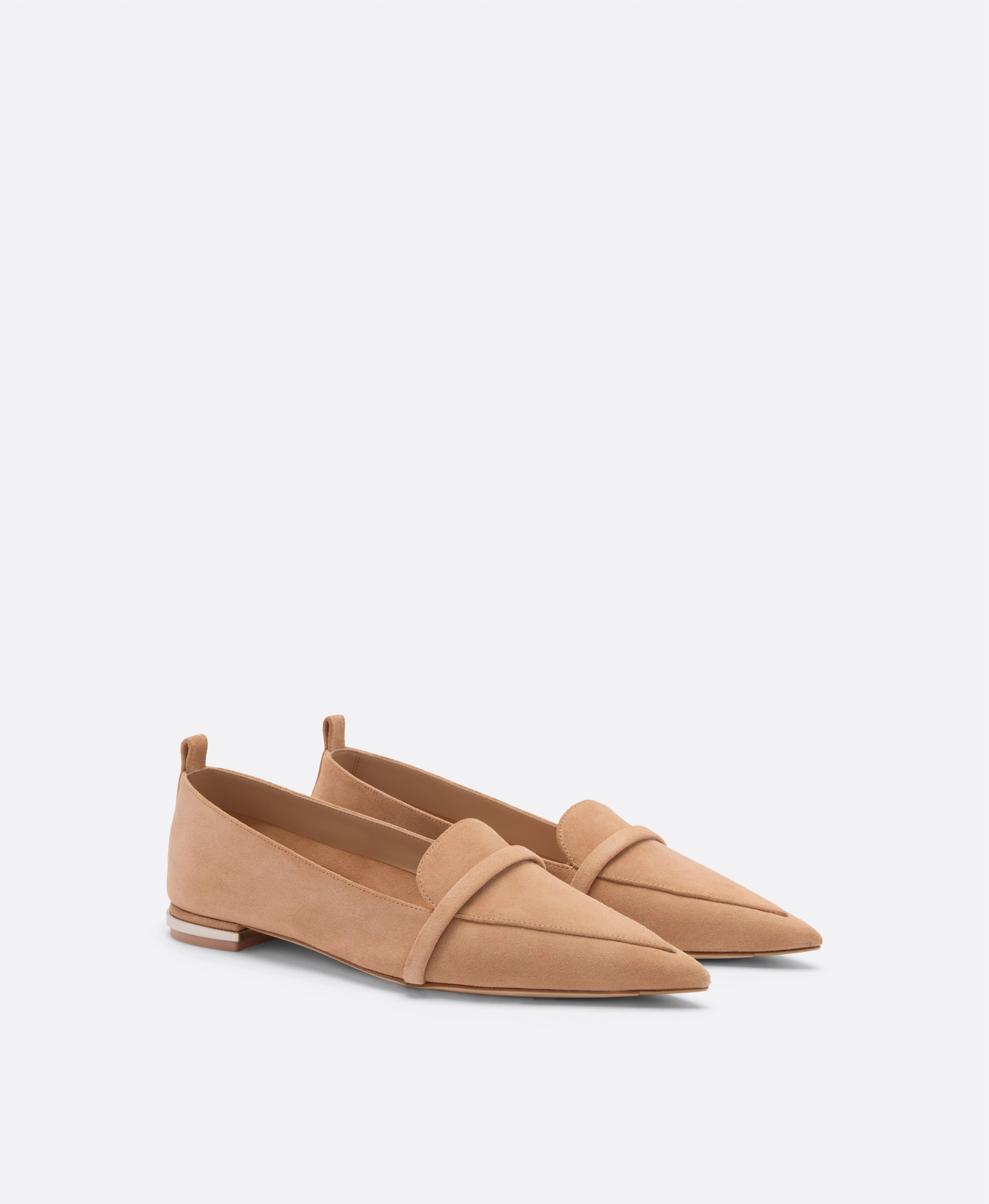 Dora Buff Suede Loafers