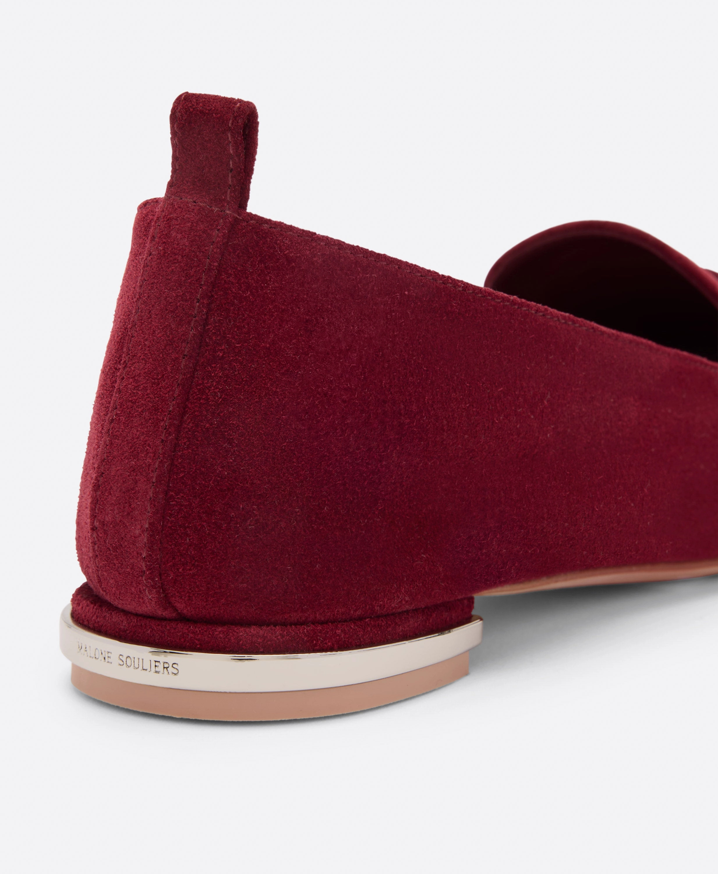 Dora Red Suede Loafers