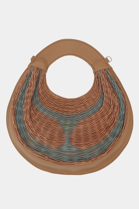 Easy Bivalda handbag in nappa with elastic bands