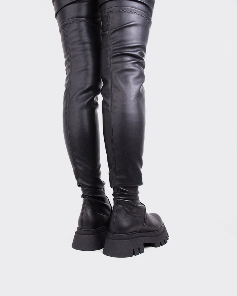 Flames Black Stretch
