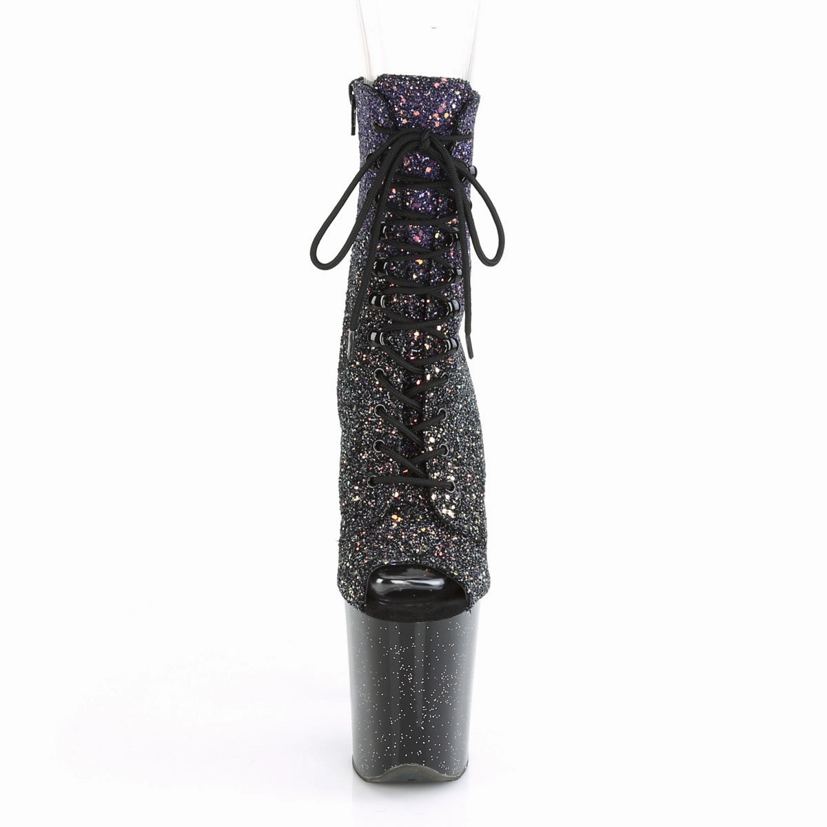 FLAMINGO-1021OMBG  Purple Multi Glitter/Black