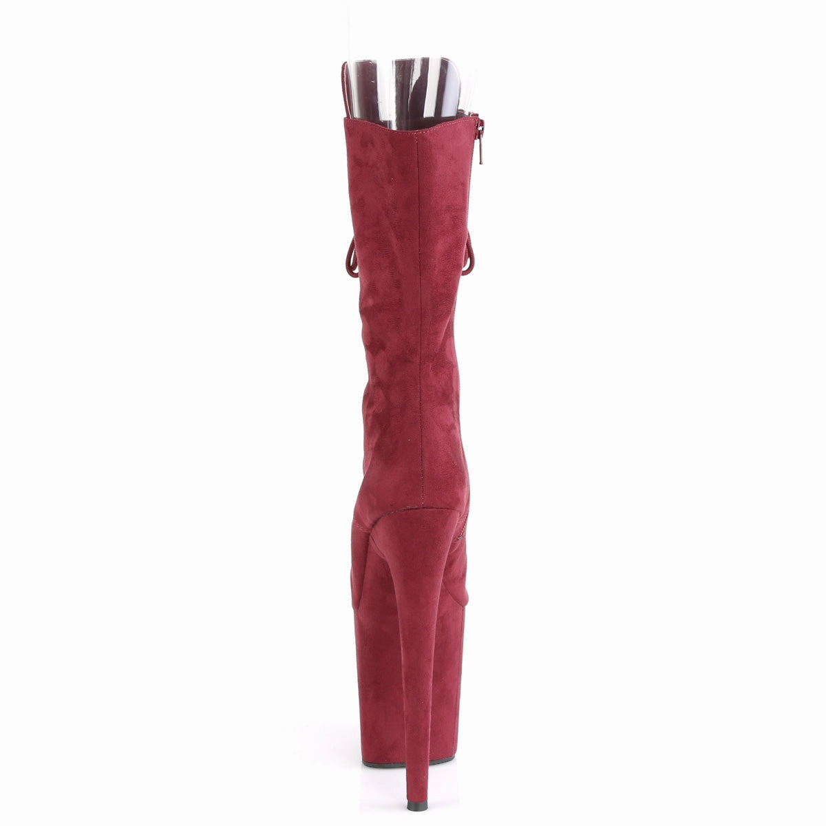 FLAMINGO-1051FS  Burgundy Faux Suede/Burgundy Faux Suede