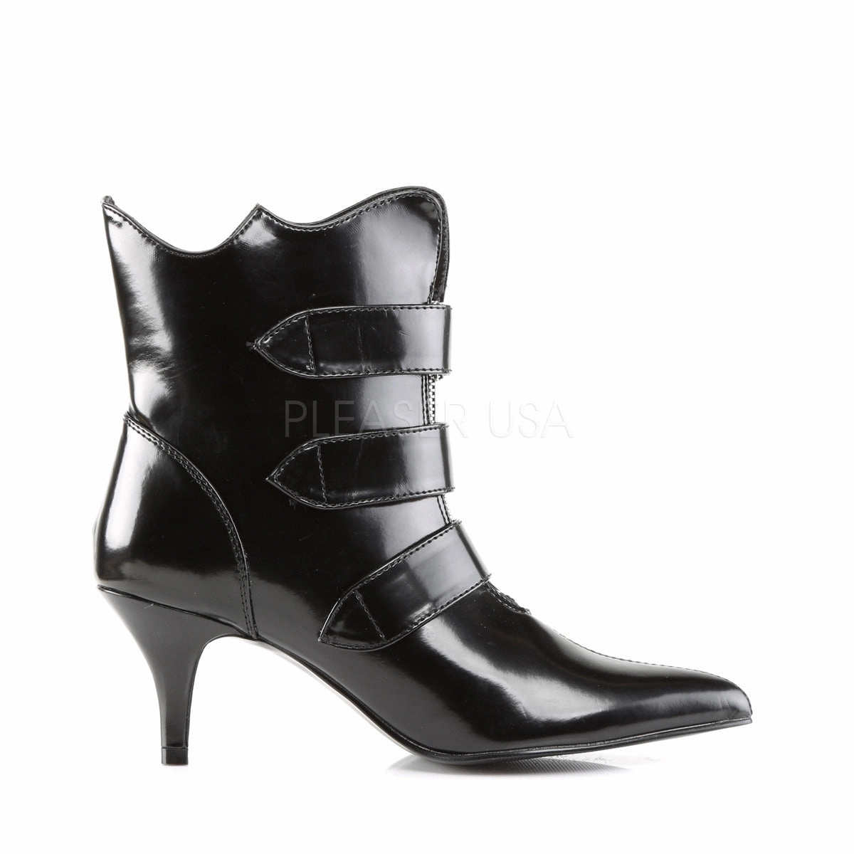 FURY-06  Black Nappa Vegan Leather