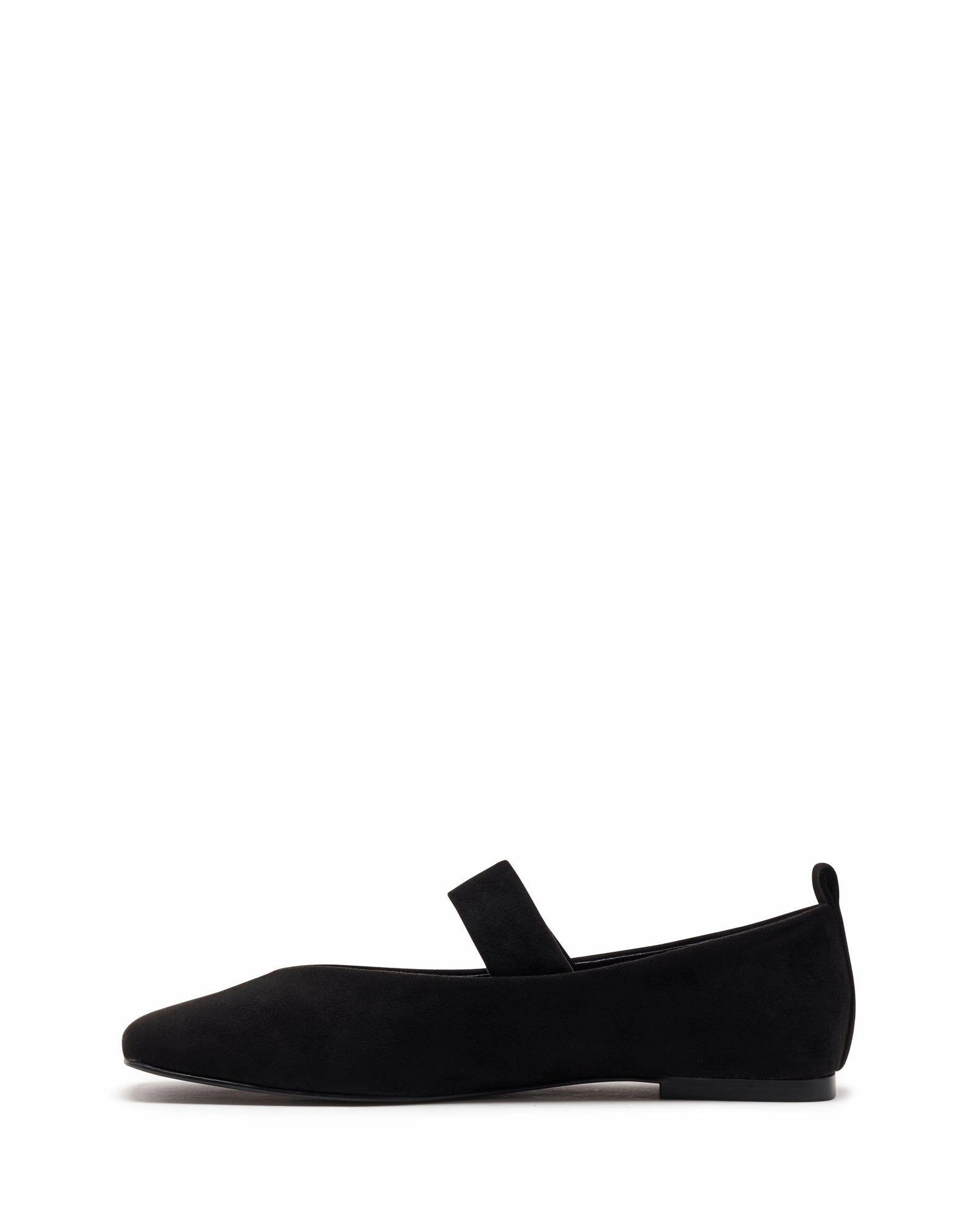 Gael Ballet Flat Black Suede