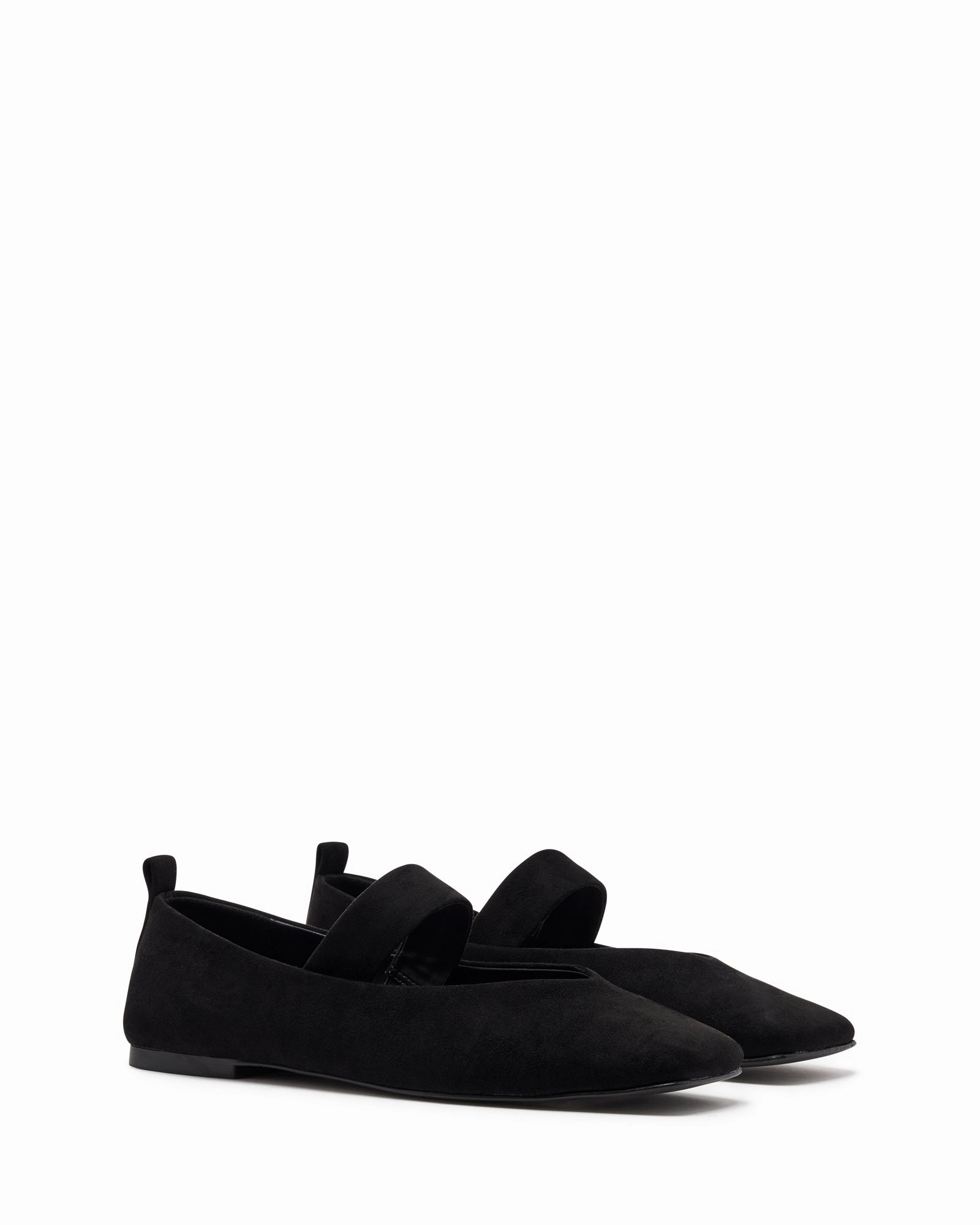 Gael Ballet Flat Black Suede