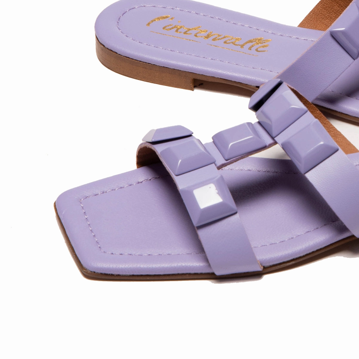 Galia Lilac Leather