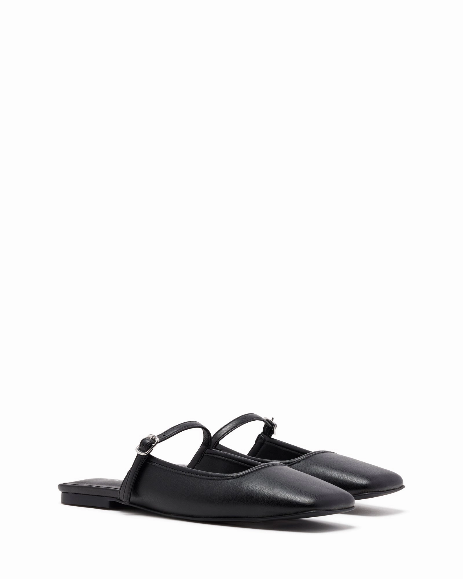 Gianna Ballet Flat Black Smooth