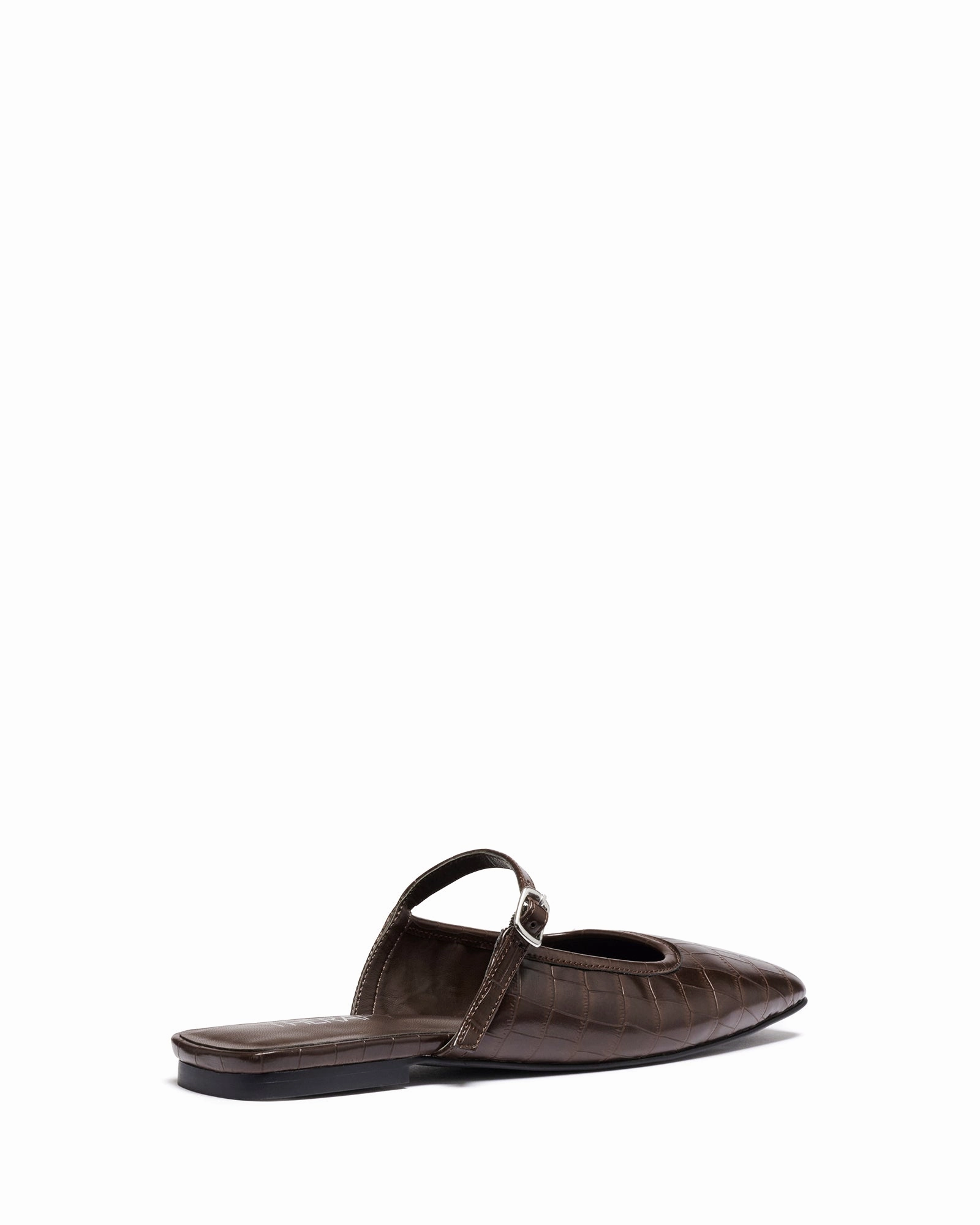 Gianna Ballet Flat Chocolate Croc