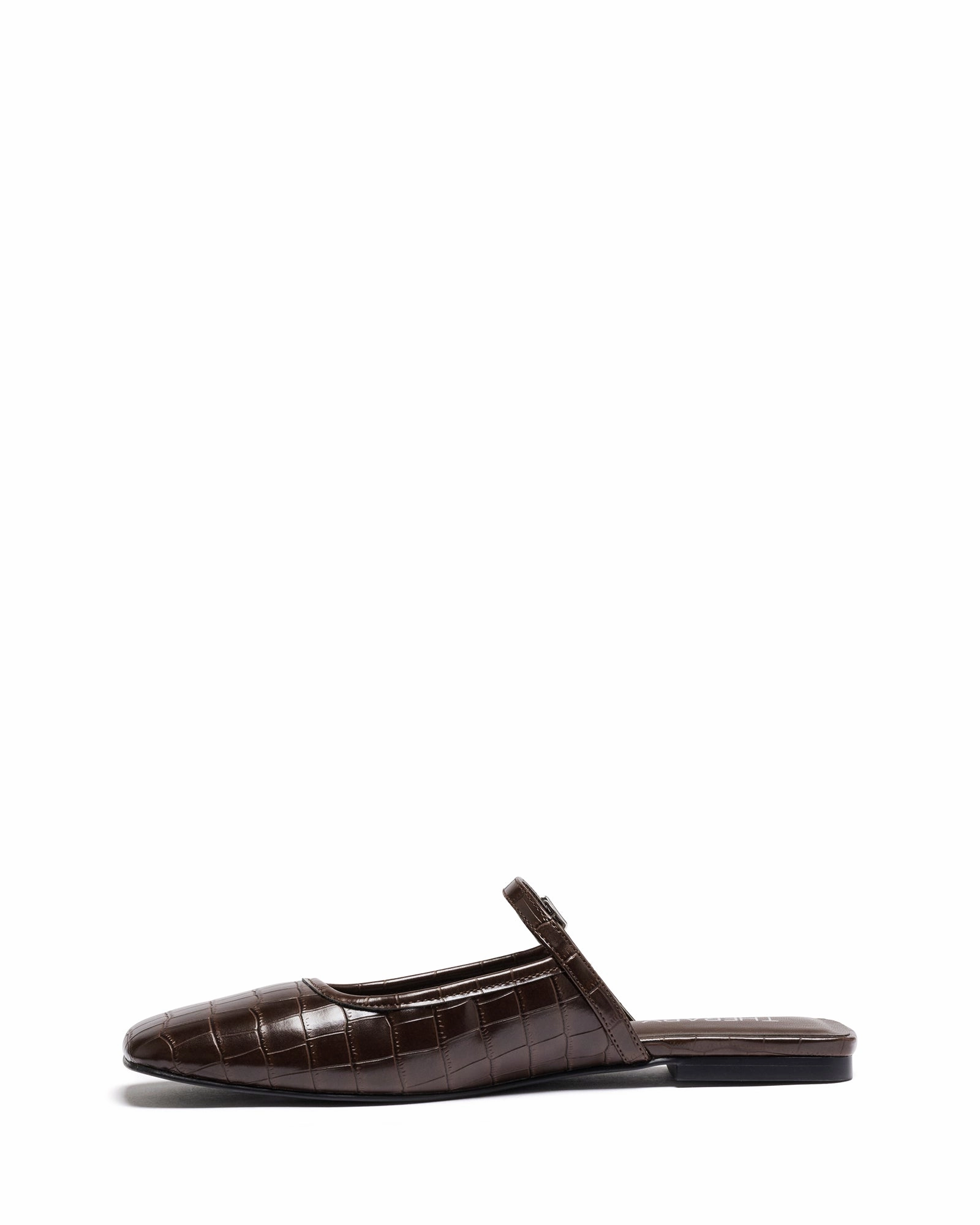 Gianna Ballet Flat Chocolate Croc