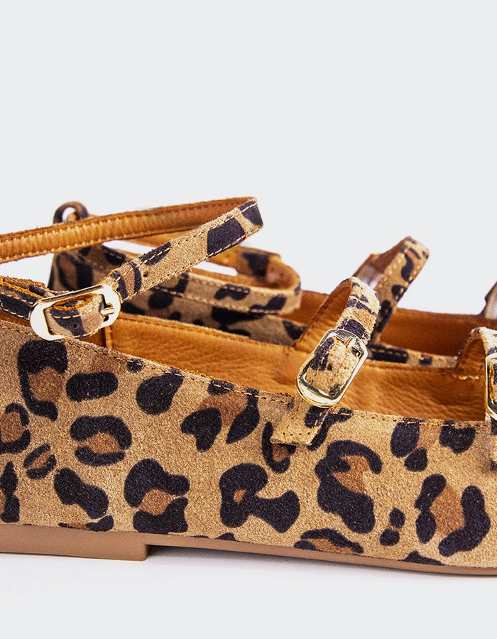 Glimmer Leopard Suede