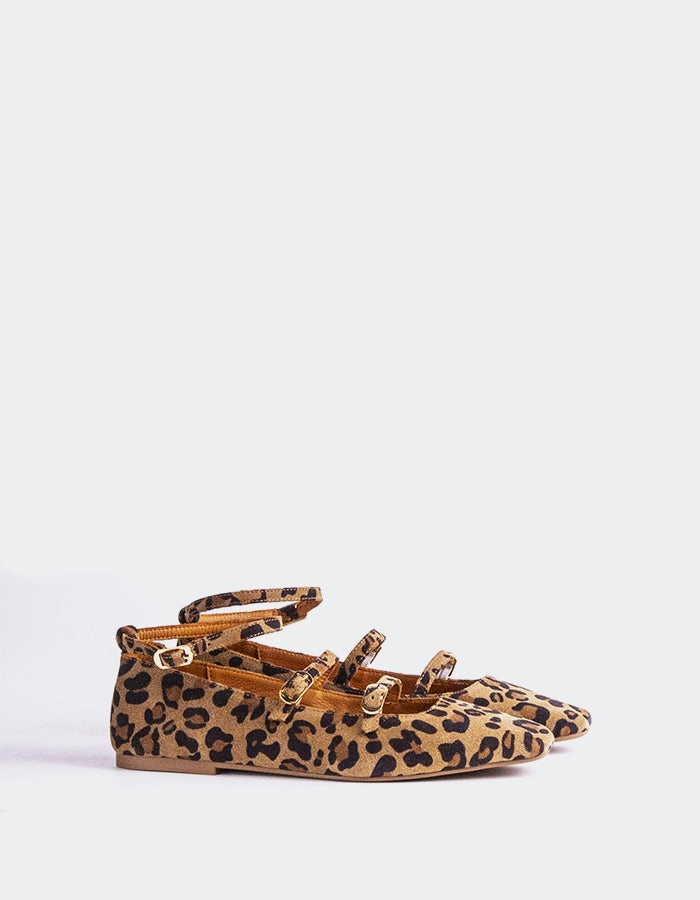 Glimmer Leopard Suede