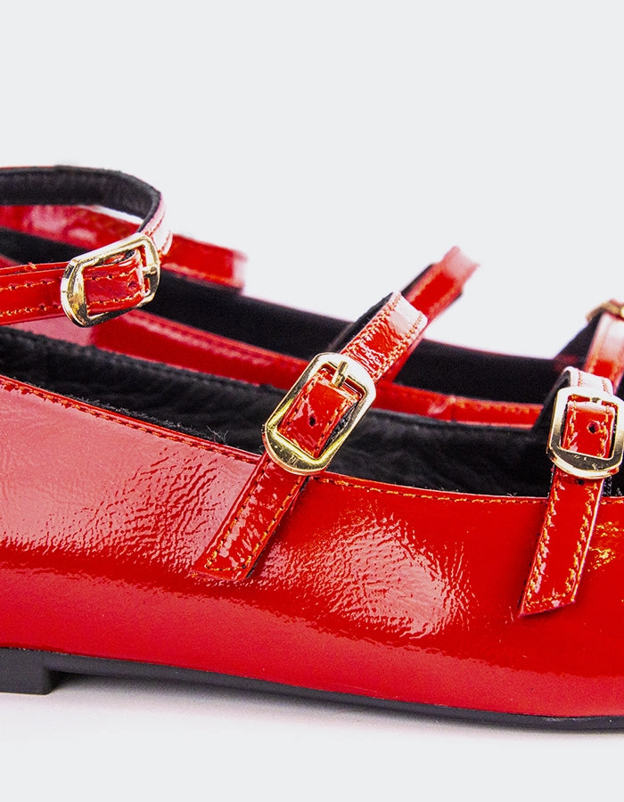 Glimmer Red Patent