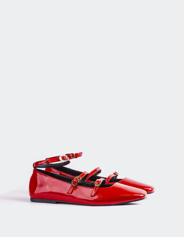 Glimmer Red Patent