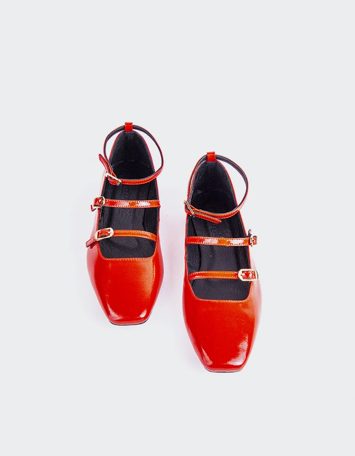 Glimmer Red Patent