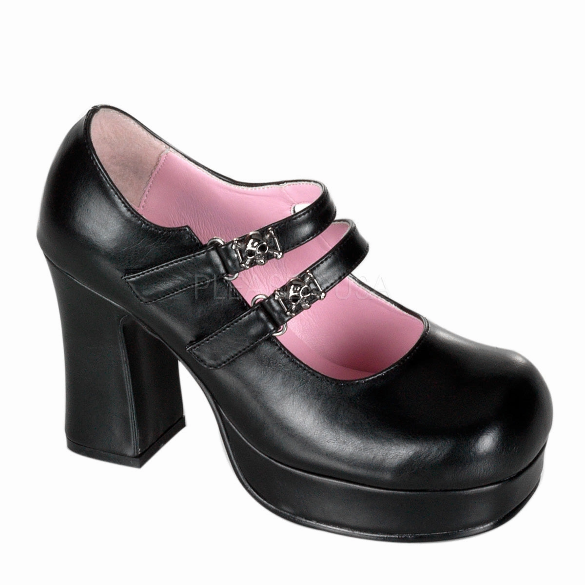 GOTHIKA-09  Black Vegan Leather