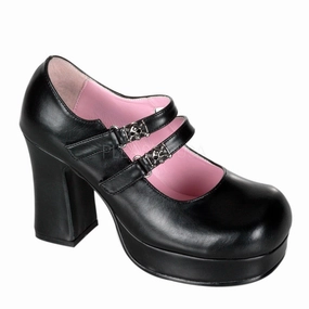 GOTHIKA-09  Black Vegan Leather