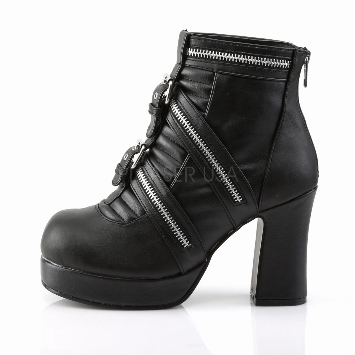 GOTHIKA-50  Black Vegan Leather