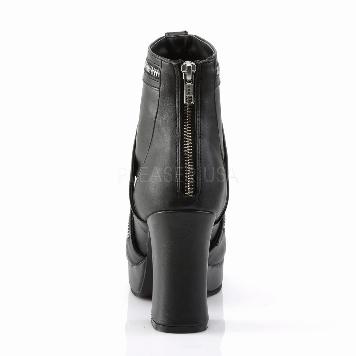 GOTHIKA-50  Black Vegan Leather